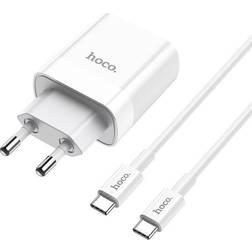 Hoco C80a Network Charger Pd20w/Qc3.0 USB-C Cable Vit