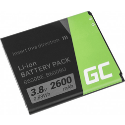 Green Cell B600BE Batteri till Samsung Galaxy S4, 2600mAh, 3.8V