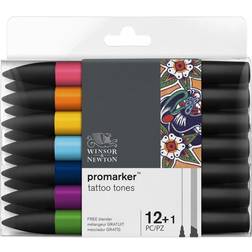 Winsor & Newton Promarker Promarker 12-set Blender (Tattoo Tones)