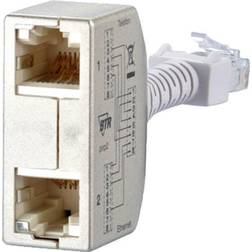 Metz Connect Cable Sharing Adapter pnp 2 Nätverks-/telefonfördelare förpackning