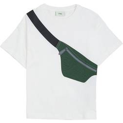 Fendi Kids Crossbody Bag Printed T-Shirt White, 14Y WHITE