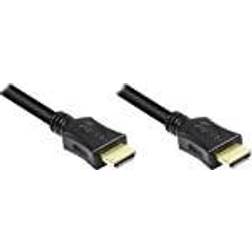 Good Connections Höghastighets-HDMI-kabel guldpläterade kontakter, 5 m, bra