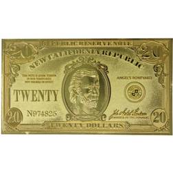 Fanattik Fallout: New Vegas Replica New California Republik 20 Dollar Bill (gold plated)