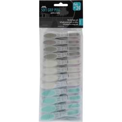 JVL Soft Grip Clothes Pegs Assorted