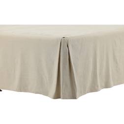Venture Home Kimmy Bed Skirt Cotton/linen Sängkappa Beige (200x)