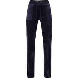 Juicy Couture Del Ray Classic Velour Pant - Night Sky