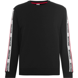 Moschino Men's Logo Tape Crew Sweatshirt - Black