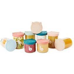Babymoov ISY BOWLS set of 6 250-ml and 3 120 ml Glass Storage Containers