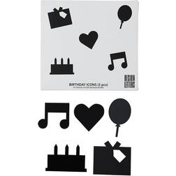 Design Letters Happy Birthday icons