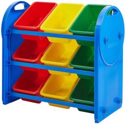 Liberty House Toys Kids 9 Bin Storage Organiser - Multicolour