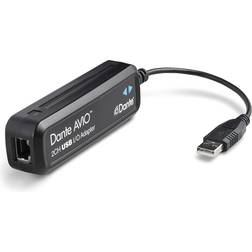 Monacor Dante AVIO USB IO Adapter 2x2