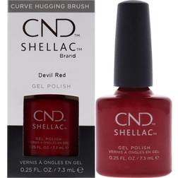 CND Shellac Nail Color - Devil Red Nail
