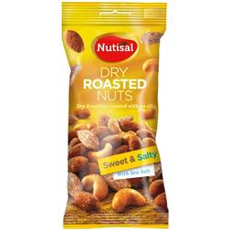 Nutisal Dry Roasted Nuts Sweet & Salty With Sea Salt 60g