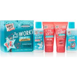 Dirty Works The Full Mini Gift Set, Travel size, Signature Body wash 100ml, Body Butter