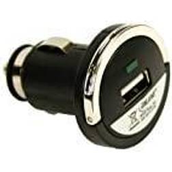 InLine USB-billaddare strömadapter, 12/24 VDC till 5 V DC/1A, mini, med ring 31502I