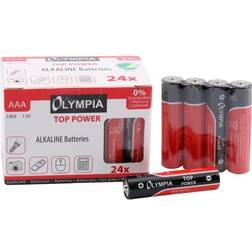 Olympia 40180 hushållsbatteri AAA Alkalisk