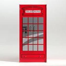 Furniturebox Vipack Garderob - 2 Dörrar London Buss - Röd