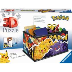 Ravensburger 3D Puzzle 11546 Aufbewahrungsbox Pokémon 216 Teile Praktischer Organizer für Pokémon Fans ab 8 Jahren: Erlebe Puzzeln in der 3. Dimension
