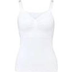 Carriwell Seamless Nursing Top with Shapewear White
