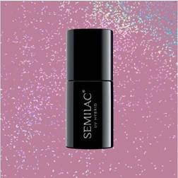 Semilac Hybrid nagellack Shimmer Dust Pink 319
