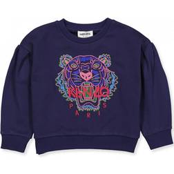 Kenzo Kid's Metallic Logo Embroidered Sweatshirt - Electric Blue (K15574)