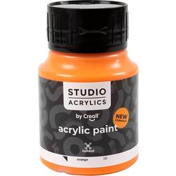 Creativ Company Creall Studio akrylfärg, semi opaque, orange (09) 500 ml/ 1 flaska