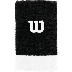 Wilson Extra Wide Wristband Black/White