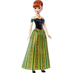 Disney Frozen HMG41 – Frost leksak, sjungande Anna docka i karakteristiska kläder, sjunger "För första gången, dockor leksaker från 3 år
