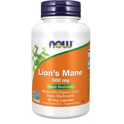 Now Foods Supplements, Lion's Mane mg, Super Lion's Mane 60 st