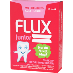 Flux Junior Tuggummi Jordgubb 18st
