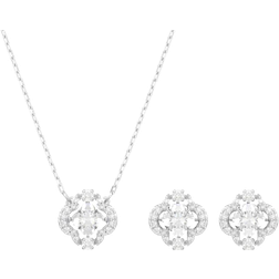 Swarovski Sparkling Dance Jewellery Set - Silver/Transparent