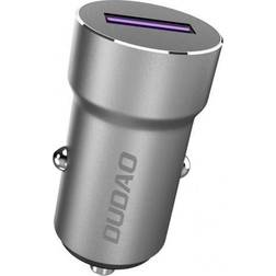 Dudao Fast USB Cigarettändare Billaddare 5 A 22,5 W Quick Charge 3,0 VOOC Grå (R4Pro Upgrade grå)