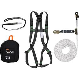 Ox-On Basic fallskyddsutrustning (komplett) i väska. Lämplig för t.ex. takarbeten