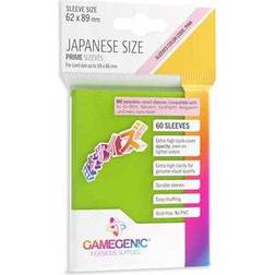 Gamegenic PRIME Japanese Sized Sleeves Lime (60 Sleeves)
