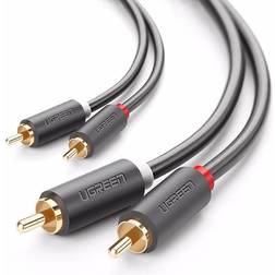 Ugreen Cable Stereo Video Cable 2 Rca 2X Cinch 5M Gray 10520