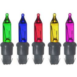 Konstsmide Pisellolampa Push-In 2,5V 0,25W Färgade 5-Pack