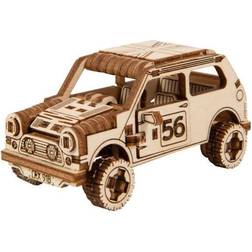 WoodenCity Wooden Figures SuperFast Series (Rally Car Mini)