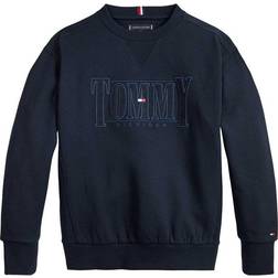 Tommy Hilfiger Logo Applique Fleece Sweatshirt