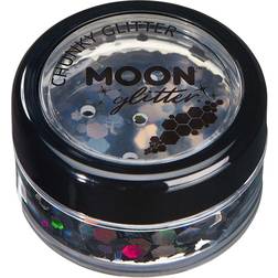 Moon Creations Holographic Chunky Glitter Svart