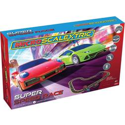 Scalextric Micro Super Speed Race Set Lamborghini vs Porsche