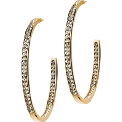 Edblad Andorra Earrings Large - Gold/Transparent