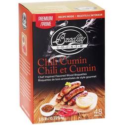 Bradley Chili Cumin Briketter 48-pack Premium Collection