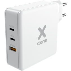 Xtorm 140W Oplader 2x USB-C 1 USB-A-utgång Wit (XAT140)