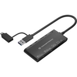 Conceptronic Card Reader USB3.0 /C SD,MicroSD,MMC,M2,CF sw
