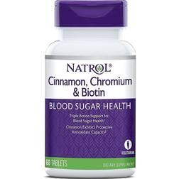 Natrol Cinnamon, Chromium & Biotin 60 st