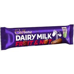 Cadbury Dairy Milk Fruit & Nut Chocolate Bar 49g 1st