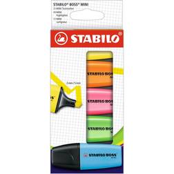 Stabilo Överstrykningspenna – Boss Mini – 5-pack – med 5 olika färger