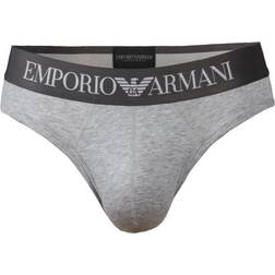 Emporio Armani Cotton Stretch Brief Grey