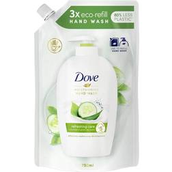 Dove Moisturising Refreshing Care Hand Wash Refill Cucumber & Green Tea 750ml