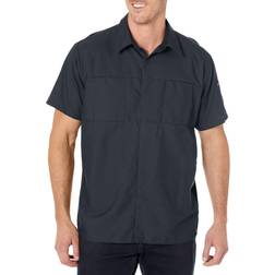Red Kap Men Short Sleeve Performance Plus Shop Shirt with OIL BLOK Technology